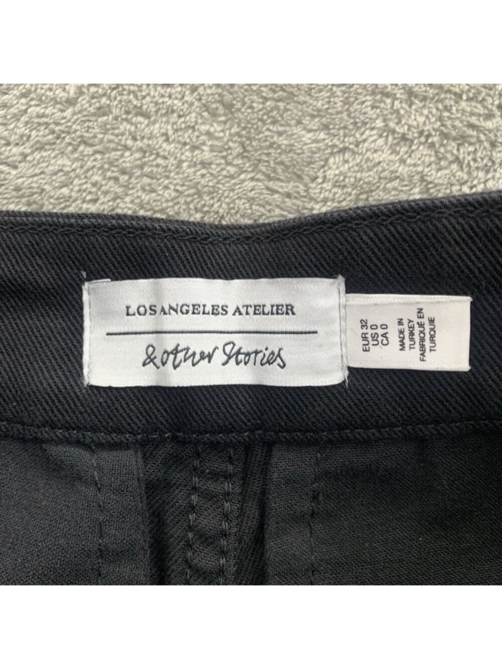 Los Angeles Atelier & Other Stories Wide Leg Pants Women’s 0 High Rise Cropped - Picture 8 of 12
